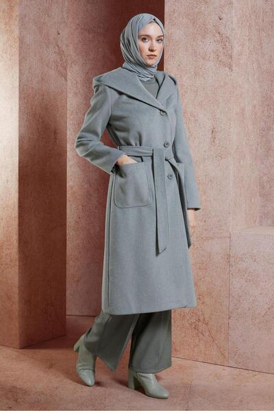 Alvina KUŞAKLI KAPÜŞONLU KABAN 90537