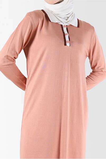 Alvina POLO NECK RIBBANED KNITWEAR TUNIC 42108