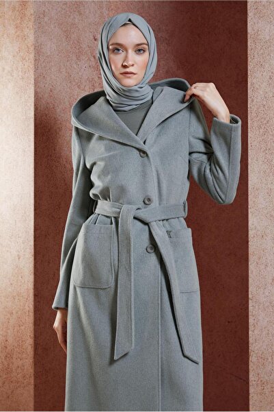 Alvina KUŞAKLI KAPÜŞONLU KABAN 90537