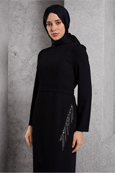 Alvina Stone Detailed Dress 45191