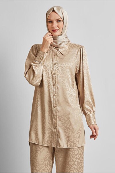 Alvina Jacquard Satin Pants Suit 45580