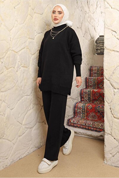 TRENDTESETTÜR ΓΥΝΑΙΚΕΙΟ ΣΕΤ ΜΑΥΡΗ ΑΛΥΣΙΔΑ ΜΕ ΛΕΠΤΟΜΕΡΗ ΠΑΝΤΕΛΟΝΙ T 8058