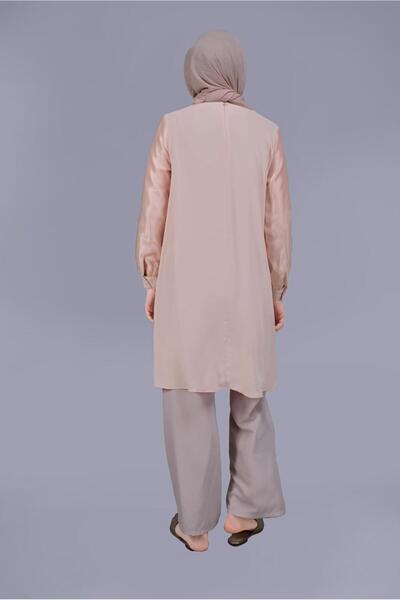 Alvina Bead Embroidered Baby Collar Tunic - 40796