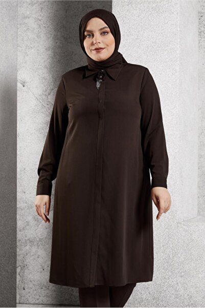 Alvina Brooch Detailed Tunic 20625