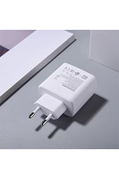 Samsung شاحن الاتحاد الأوروبي الأصلي S24 Ultra Charger 45W محول شحن سريع لهاتف Galaxy S23 S22