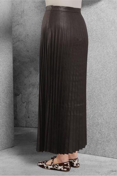 Alvina Pleated Long Skirt 60635