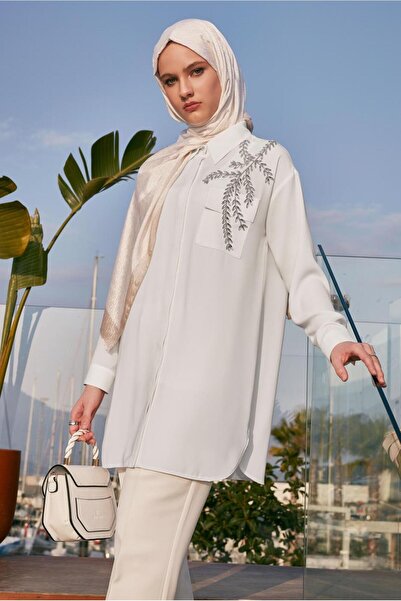 Alvina TAŞ BASKILI TUNİK 45456