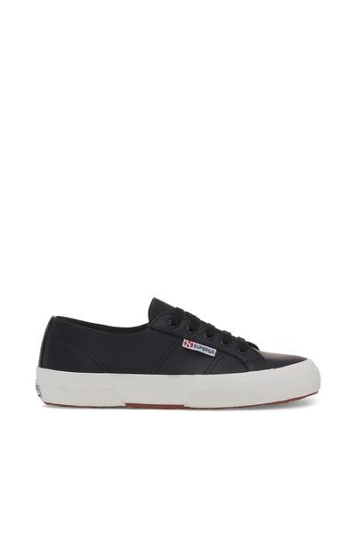Superga 2750 Unlined Nappa Kadın Siyah Sneaker