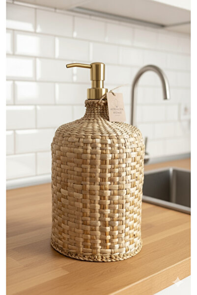 afralya home Солом'яний мішечок Bogazlı Бамбуковий мішечок Bogazlı Bamboo Carboy 19 Lt Кухонний органайзер 1quality Straw