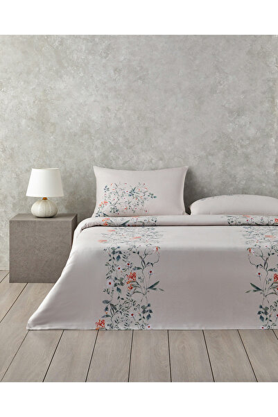 English Home Σετ Παπλωματοθήκης Harmony Garden Crepe King Size 240x220 cm Νεροπράσινο