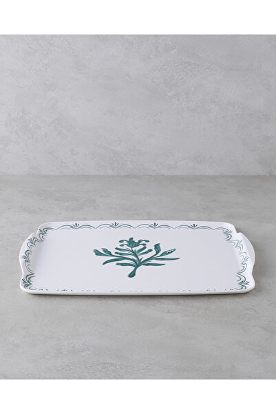English Home Verdant Melamin Kaydırmaz Tepsi 42x31 cm Yeşil