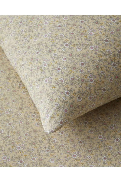 English Home Petty Chic Kolay Ütülenir Çift Kişilik Nevresim Seti 200x220 cm Açık Sarı