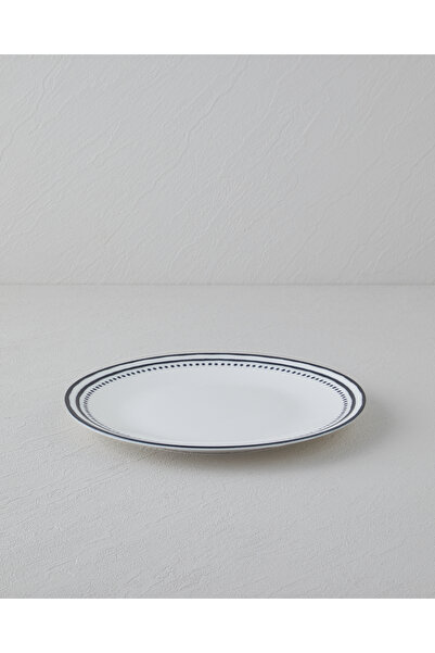 English Home Monarch Porcelain Serving Plate 25 cm Black - White