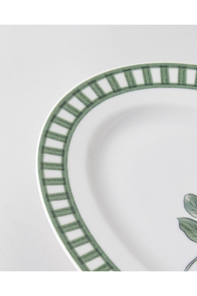 English Home Gardenia Porcelain Boat Plate 30 cm Green