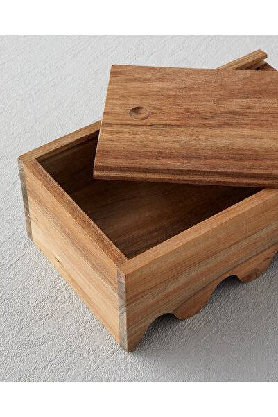 English Home Acacia Decorative Box 20X12X8Cm Brown