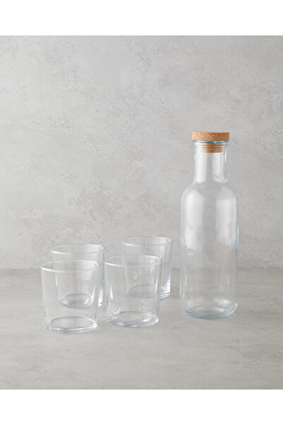 English Home Selly Cam 5 Parça Su Takımı 1000 ml + 380 ml Şeffaf