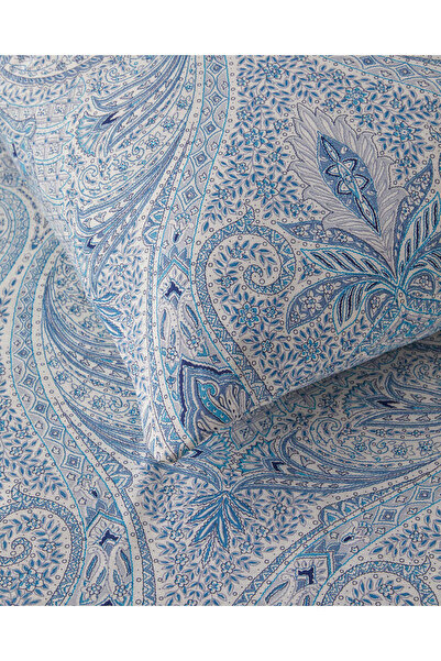 English Home Set cuvertură de pilota pentru o persoană din bumbac Boho Chic 160x220 cm Albastru