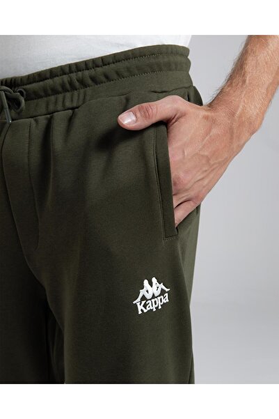 Kappa Authentic Arao Men's Khaki Regular Fit Sweatpants