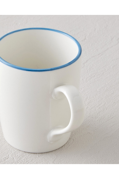 English Home Sway Bone Porselen 2'li Kupa 255 ml Mavi