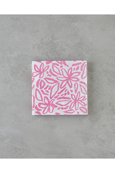 English Home Pinkbloom Kağıt 20'li Kağıt Peçete 33x33 cm Pembe