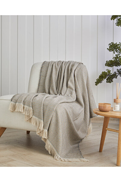 English Home Vintage Paisley Koltuk Şalı 140x170 cm Yeşil