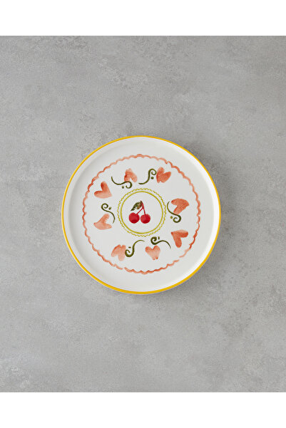 English Home Set de mic dejun din ceramică Cherry 14 articole pentru 6 persoane Roșu-Galben