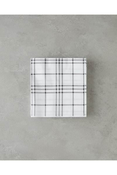 English Home Blockify 20'li Kağıt Peçete 33x33 cm Siyah - Beyaz