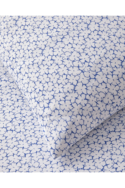 English Home Sweet Violet Kolay Ütülenir Tek Kişilik Nevresim Takımı 160x220 cm Koyu Mavi