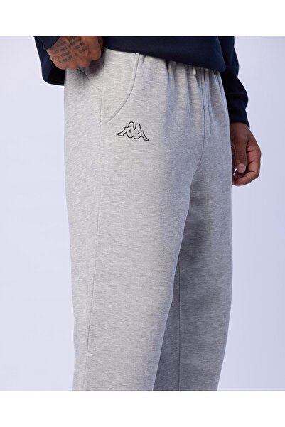 Kappa Jeric Erkek Gri Melanj Regular Fit Eşofman Altı