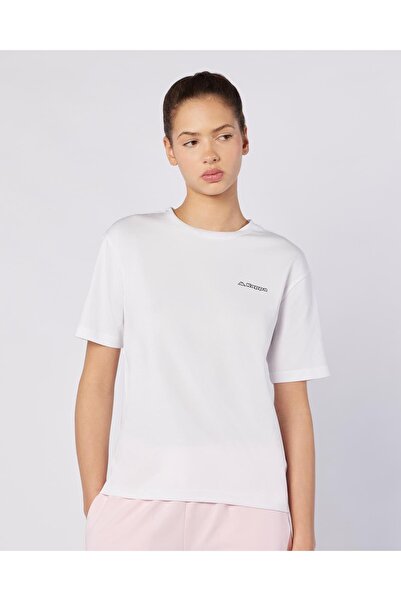 Kappa Jendyna Kadın Beyaz Regular Fit Tişört