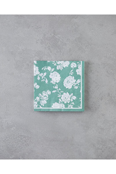 English Home فلوريلا ورقية 20 عبوة مناديل ورقية 33×33 سم خضراء