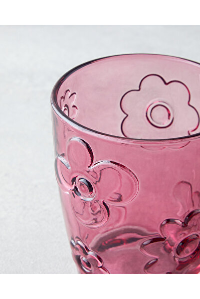 English Home Fleur Cam 2'li Bardak 300 ml Pembe