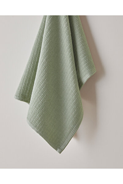 English Home Смугаста бавовняна рушник для обличчя 50x70 см Хакі