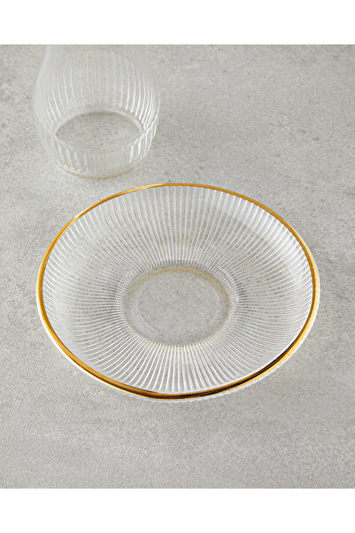 English Home Janice Glass 12 Piece Tea Set for 6 People 135 ml Gold