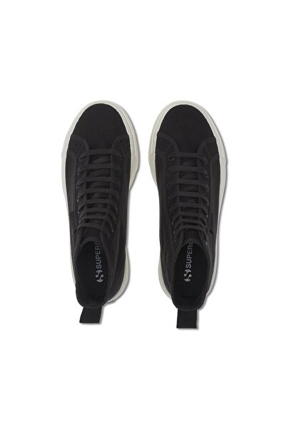 Superga 2708 Hi Top Tank Kadın Siyah Bilekli Sneaker