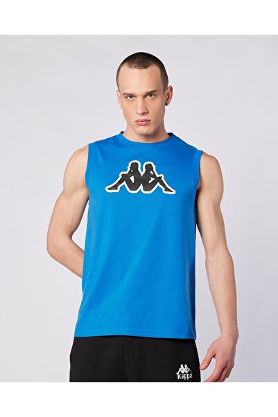 Kappa Logo Dwal  Erkek Mavi-Siyah-Beyaz Regular Fit Atlet