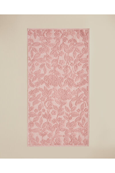 English Home Floweret Pamuklu Bukle Kilim 80x150 cm Pudra