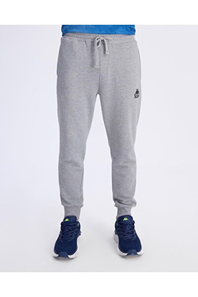 Kappa Authentic Baston Pant Erkek Gri Comfort Fit Eşofman Altı