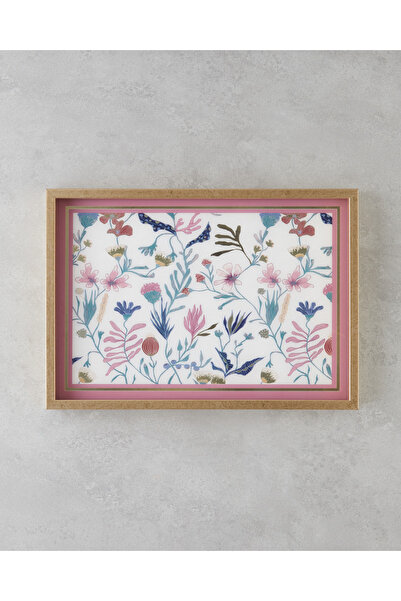 English Home Alan Dekoratif Tepsi 30x42 cm Multicolor