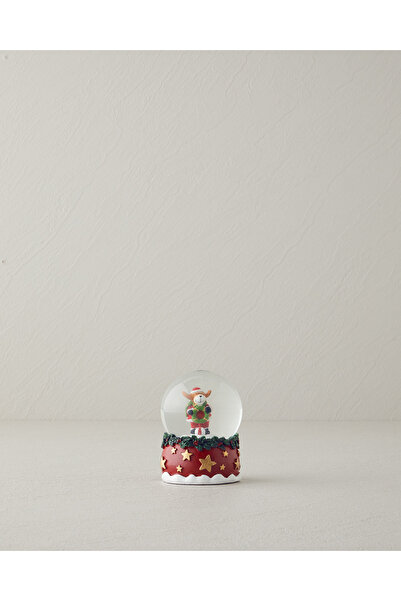 English Home Tansy Kar Küresi 6x6x9 cm Kırmızı