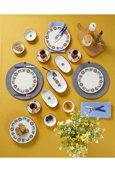 English Home Arno Porselen Kahvaltı Takımı 20 Parça 6 Kişilik Renkli