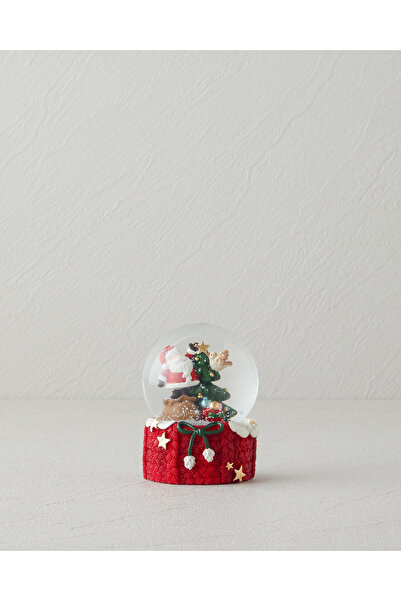 English Home Becca Yılbaşı Kar Küresi 9 cm Kırmızı