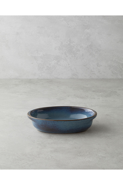English Home Lia Seramik Fırın Kabı 21x13x5,2 cm Mavi