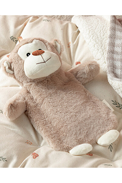 English Home Little Monkey Pelüş Sıcak Su Torbası Bej