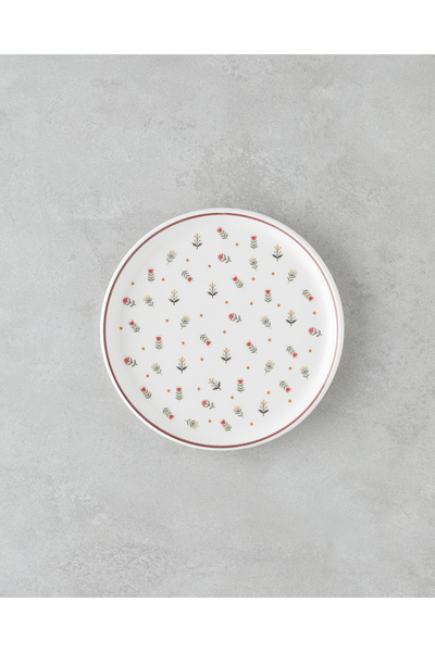 English Home Retro Seramik Pasta Seti 13 parça 6 kişilik Renkli