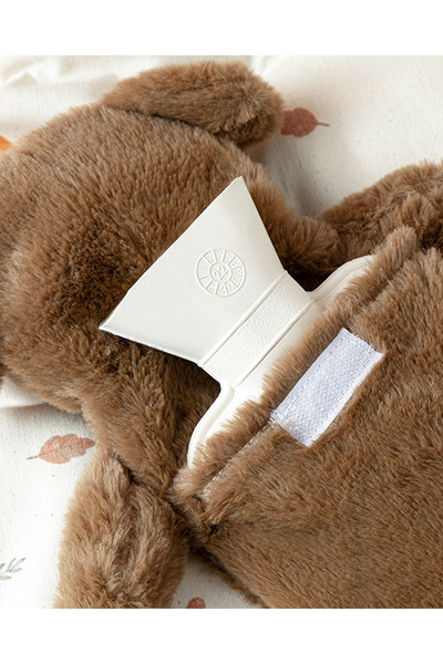 English Home Cute Dogs Pelüş Sıcak Su Torbası Kahverengi