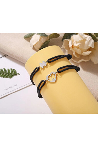 ALL PAPICKS - Brățări magnetice cuplu- Set de 2 piese din oțel inoxidabil, cadou romantic