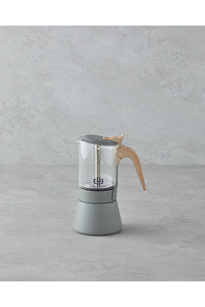 English Home Corazon Paslanmaz Çelik 4 Cup Moka Pot 160 ml Yeşil