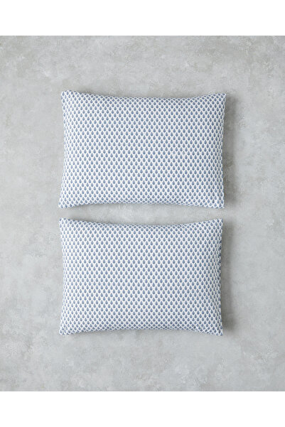 English Home 50X70 cm Blue 2 Pillow Case, Pure Leaves Easy to Cultivate