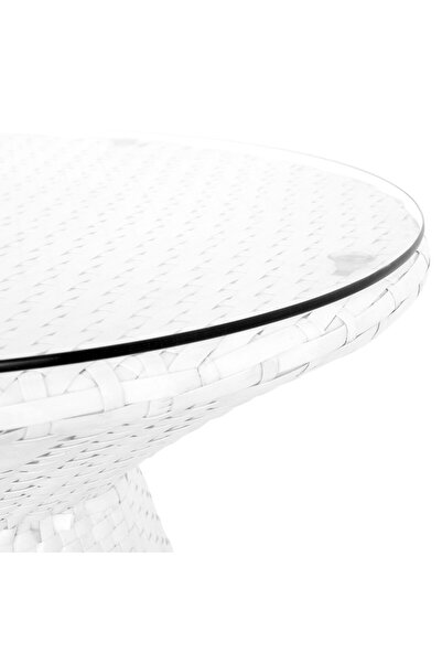 Maison Mex Garden/terrace chaise lounge table SALIMA L.50 l.50 H.53 white